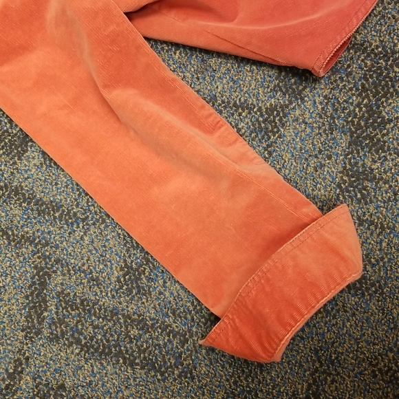 🧚♀️Nevada orange corduroy jean jacket. Fit small to Medium - Picture 4 of 11
